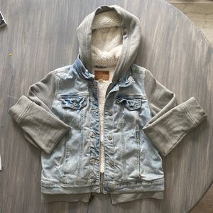 Hollister Denim Jacket Sweatshirt